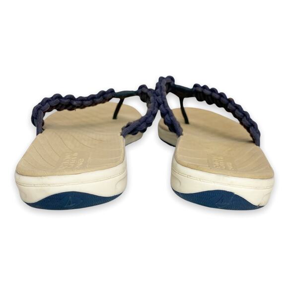 Sperry Seabrook Current Navy Fisherman Thong Sandal Size 7 - Picture 4 of 6